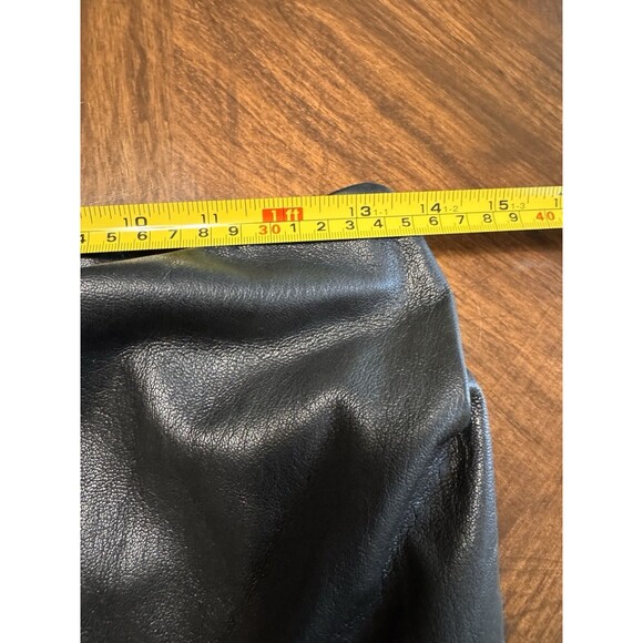Wilfred Aritzia Faux Leather Mini Skirt Women’s size 4 Black - Picture 4 of 6